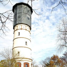 Der sanierte Wasserturm in Gütersloh